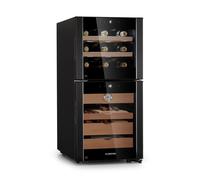 Klarstein El Dorado 500 Cigars Humidor and Wine Cooler 15 Bottles Black