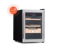 Klarstein El Presidente 37 Cigar Humidor 37 L 2 Drawers 1 Compartment Cedarwood