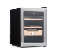 Klarstein El Presidente 37 Cigar Humidor 37 L 2 Drawers 1 Compartment Cedarwood