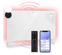 Klarstein Electric Convector Heater, Smart Home Electric Heaters for Large Rooms, Wall Mounted & Free Standing Convection Heater Electric, 2500W Plug In Heating w/Overheat Protection & Thermostat