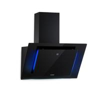 Klarstein Eleonora Head-Free Cooker Hood, Energy Class Extraction 426 m³/h, Touch Control, RGB Ambient Light, 60 dB, Exhaust & Recirculation, LED Lighting, Grease Filter, 60 cm, Black