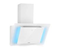 Klarstein Eleonora - Head-Free Extractor Hood, EEC A ++, Exhaust Air Capacity: 426 m³ / h, Touch Control, RGB Ambience Colour, 60 dB, Circulating Air and Exhaust Air, LED, Filter, 60 cm - White