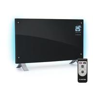 Klarstein Energy Efficient Electric Heaters for Home, 2000W Free Standing Low Energy Convector Heater w/Ambient Lights, Feet, Slim Portable Indoor Silent Storage Heater Wall Mounted Panel Heater