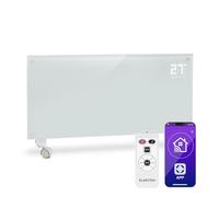 Klarstein Energy Efficient Electric Heaters for Home, 2000W Smart Free Standing Low Energy Convector Heater w/Floor Rollers, Slim Portable Indoor Silent Storage Heater Wall Mounted Panel Heater