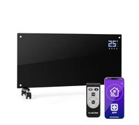 Klarstein Energy Efficient Electric Heaters for Home, 2000W Smart Free Standing Low Energy Convector Heater w/Floor Rollers, Slim Portable Indoor Silent Storage Heater Wall Mounted Panel Heater