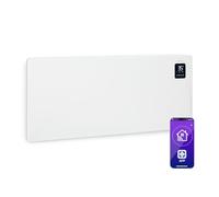 Klarstein Energy Efficient Electric Heaters for Home, 2500W Smart Free Standing Low Energy Convector Heater w/Rollers, Thermostat, Slim Portable Indoor Silent Storage Heater Wall Mounted Panel Heater