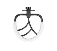 Klarstein Flexi Stirring Hook - Spare Part, Extra Part, Replacement Part, Stirring Element for Bella Pico 2G / Bella Robusta Food Processors, Material: Die-Cast Aluminium, Silicone Coating, Black