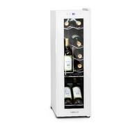 KLARSTEIN Free-Standing Wine Cooler Drinks Fridge, 32L Single Zone Wine Fridges, Wine Prosecco & Beer Bottles, Wine Fridge with Glass Door, Indoor/Outdoor Bar Fridge and Wine Cooler, 12 Bottles