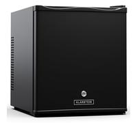 Klarstein Fridge, Mini Fridge with Glass Door, 28L Mini Fridge for Drinks & Snacks, Fridge Small & Quiet, Adjustable Shelves, Lock, Changeable Door Hinge, Height-Adjustable feet