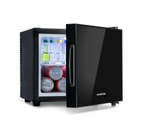 Klarstein Frosty Mini Fridge - Compact minibar with thermoelectric Cooling System, freestanding, 10 Litre Capacity, Cooling: 12-18 °C, Black, 33.5 x 30 x 34 cm (WxHxD)