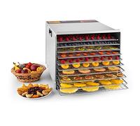 Fruit Jerky Steel 10 food dehydrator 10 shelves 1000 W surface area: 1.5 m² timer