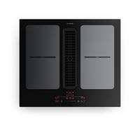 Klarstein Full House 60cm 4 Ring Induction Hob with Extractor Black