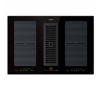Klarstein Full House 77cm 4 Ring Induction Hob with Extractor Black
