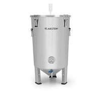 Klarstein Gärkeller Fermenter 3000 - Fermentation Kettle, Mash Kettle, Conical, Beer Brewing or Wine Fermentation, 30L, Thermometer, Airlock: Airtight Lid, Drain Tap, Hygienic: 304 Stainless Steel
