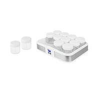 Klarstein Gaia 12 Jar Yoghurt Maker Digital Display 100% Natural Simple Self-Production (Up to 2.5L, 12 Portion-Sized Jars with BPA-Free Lid and Screw-On Caps, Individually Adjustable