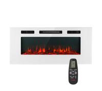Klarstein Galeras 1800W 102cm Wall Mounted Electric Fire White