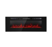 Klarstein Galeras 1800W 127cm Wall Mounted Electric Fire Black
