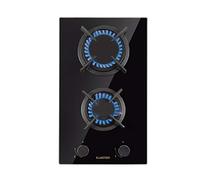 Klarstein Gas Cooker, 2-Burner Built-In Hob, 4200W Stainless Steel & Glass Top, LPG Wok Burner for Kitchen & Campervan