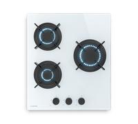 Klarstein Goldflame 45cm Gas Hob 3 Burners White