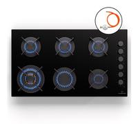 Klarstein Goldflame 6 gas hob 6-burner side control