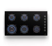 Klarstein Goldflame 90cm Gas hob 6 burners Black