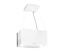 Klarstein Hanging Island Cooker Hood, Extractor Fan for Kitchen Islands, 590m³/h Airflow, Timer, Adjustable Kitchen Extractor Fan with Modern Design, 3 Mode Cooker Hoods, Activated Carbon Filters