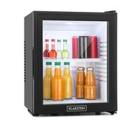Klarstein Happy Hour 47.5cm 30L Drinks Fridge with Glass Door Black