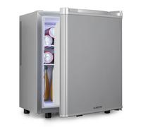 Klarstein Happy Hour Mini Fridge for Bedrooms - Food, Drinks, Skincare & Beer Fridge Cooler, Interior Lighting, Adjustable Shelves, Quiet & Small Fridge For Home, Office, Caravan, Camping, 6-18°C, 45L