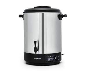 Klarstein Hot Water Dispensers for Kitchen Fast Boil40L Large Instant Hot Water Dispenser UrnElectric Cooks Professional Hot Water Dispenser w/Tap for Tea2500W Stainless Steel Boiler Dispenser Grey