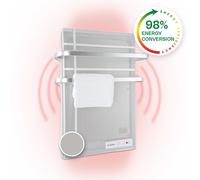 Klarstein Hotrod 1000W 80x60cm Infrared Panel Heater Silver