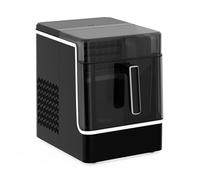 Klarstein Ice Maker - 23kg/24h, 32 Ice Cubes/17min, Stainless Steel, Auto-Clean, 2kg Water Tank, Intuitive Control, Alerts, Modern Design, Black