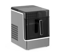 Klarstein Ice Maker - 23kg/24h, 32 Ice Cubes/17min, Stainless Steel, Auto-Clean, 2kg Water Tank, Intuitive Control, Alerts, Modern Design, Stainless Steel