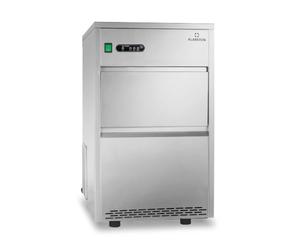 Klarstein Ice Maker - Professional Ice Cube Machine for Clear Cubes, for Home & Commercial Use, Quiet Maker with Cube Container, 160 W, 26 kg/Day, Silver
