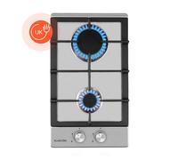 Klarstein Ignito 30cm Gas hob 2 burners Silver