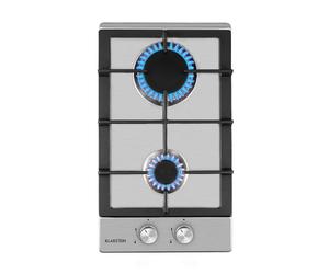 Klarstein Ignito 30cm Gas hob 2 burners Silver