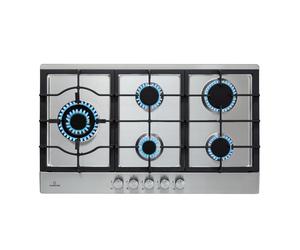 Klarstein Ignito 90cm Gas hob 5 burners Silver