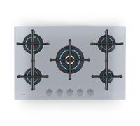Illuminosa 5 gas hob 5 burners Sabaf burner stainless steel