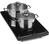 Klarstein Induction Hob, 2900W Electric Hob Induction Cooker, 2 Ring Electric Pan Free Standing Table Top Cookers w/ 2 Hobs, Modern Heater Cooktops, Hot Plates for Cooking