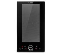 Klarstein Induction Hob, 3500W Electric Hobs Induction Cooker, 2 Ring Electric Pan Hob, Built-In Table Top Cookers w/ 2 Hobs, Touch Control, Inductions Heater Cooktops, Hot Plates for Cooking