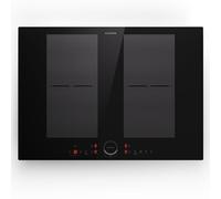 Klarstein induction hob, glass ceramic hob, 7000W induction with 4 plates, built-in with touch display and timer, modern hobs overheating protection