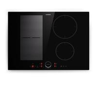 Klarstein induction hob, glass ceramic hob, 7000W induction with 4 plates, built-in with touch display and timer, modern hobs overheating protection