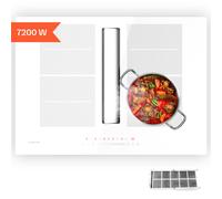 Klarstein Induction Hob with Extractor 7200 W Flex-Zone 590m³/h Touch Child Lock [EEK: A]