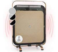 Klarstein Infrared Heater, 1300W Infrared Panel Heaters for Home, Aluminium Portable Heater, Space Heater w/Heat Retaining Marble, Thermostat, Anti-Frost Protection, Energy Efficient Electric Heater