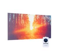 Klarstein Infrared Heater, 720W Infrared Panel Heater, Bathroom Electric w/Thermostat, Remote, & Timer, Electric Wall Mounted, CO2-Free Wall Mounted for Home Low Energy
