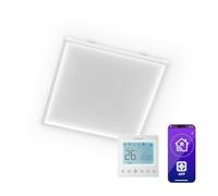 Klarstein Infrared Panel Heater 360W - Wall & Ceiling Mount, Smart WiFi/App Control, Silent, IP44 Bathroom Safe, Thermostat, Timer, Overheat Protection, Modern Design, 60cm