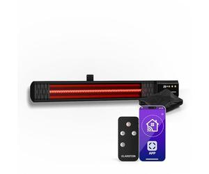 Klarstein Infrared Wall Heater 2000W - Wall Mounted Outdoor Heater, IP65 Waterproof, 9 Power Levels, App & Remote Control, Timer, Silent, for Patio & Porch, Aluminum Housing