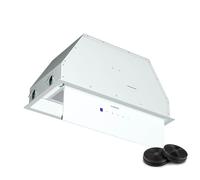 Klarstein Integrated Cooker Hood 60 cm Canopy Kitchen Hood 390 m³/h Touch LED [EEK: A+]