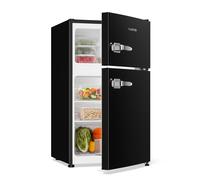 Klarstein Irene 85cm 86L Retro Fridge Freezer Black