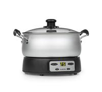 Klarstein Jam Session Brushed Stainless Steel 3L Digital Preserving Cooker Silver