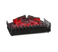 KLARSTEIN Kamini FX fireplace inserts - electric fire insert, electric fireplace inserts, 1000/2000W, 2W LED, No Soots, Easy Cleaning, Heat Function, Flame Illusion, 24x45x18 cm, Black